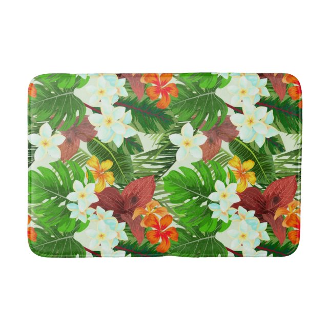 Tapete De Banheiro Tropical Vibrante (Frente)