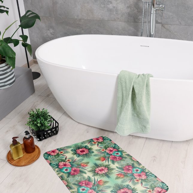 Tapete De Banheiro Trópicos brilhantes (Criador carregado)