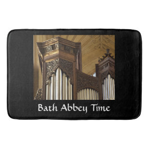 Tapete De Banheiro tubos do órgão da Bath Abbey