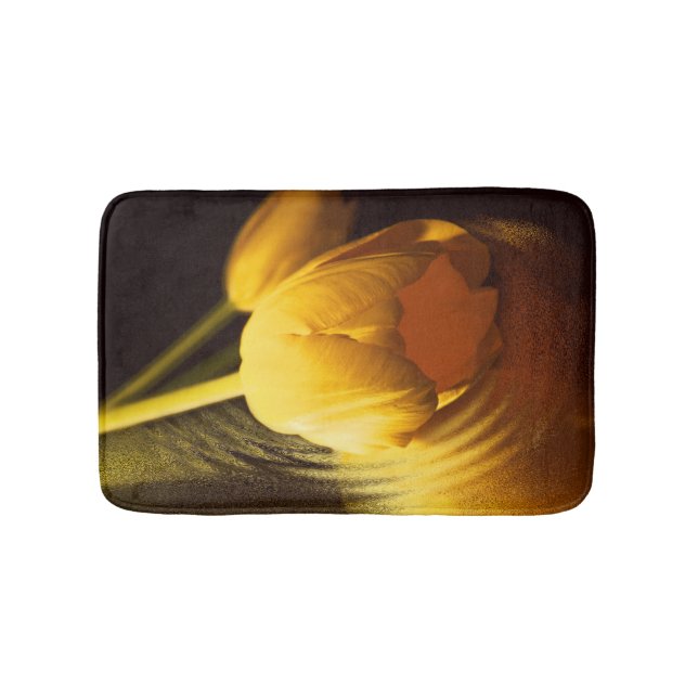 Tapete De Banheiro Tula Amarela Romântica (frente)