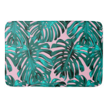 Turquesa Tropical Rosa Monstera