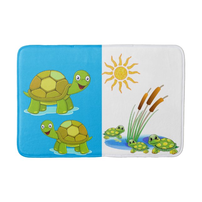 Tapete De Banheiro Turtle Bathmat (Frente)