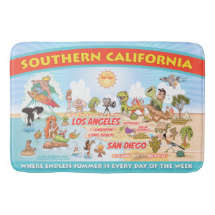 Tapete De Banheiro Ultimate Sunny California Bath Mat