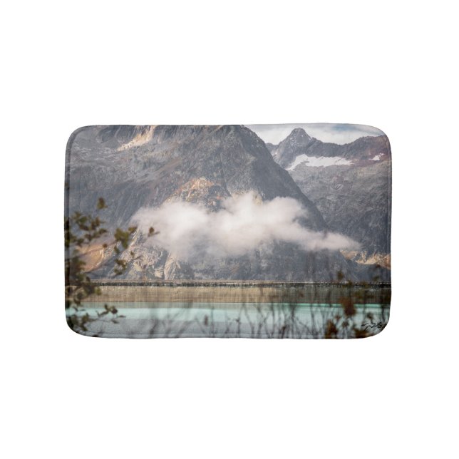 Tapete De Banheiro Uma nuvem de Solteiro sobre um lago (frente)