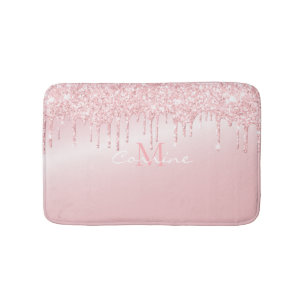 Tapete De Banheiro Unidades de Rosa Metálica Quartz Rosa Quartz