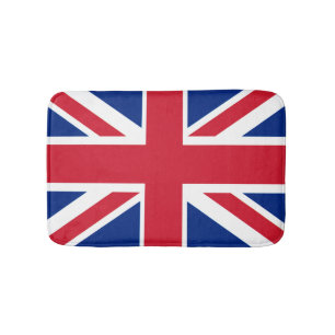 Tapete De Banheiro Union Jack Flag da Grã-Bretanha Excelente
