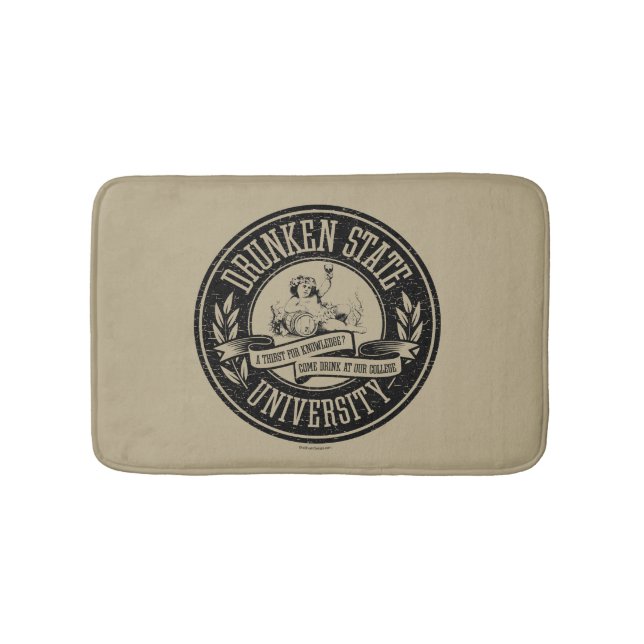 Tapete De Banheiro Universidade Estadual de Bêbada (frente)