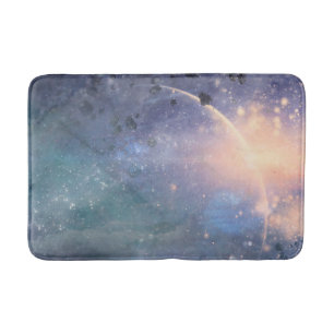 Tapete De Banheiro Universo Luzes Místicas Sonho Celestial Brilho