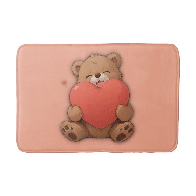 Tapete De Banheiro Urso-de-abóbora (Frente)