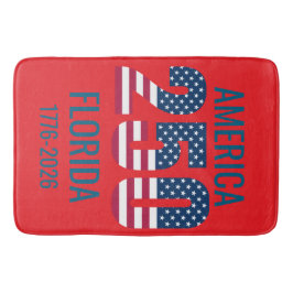 Tapete De Banheiro USA 250th Anniversary Florida 