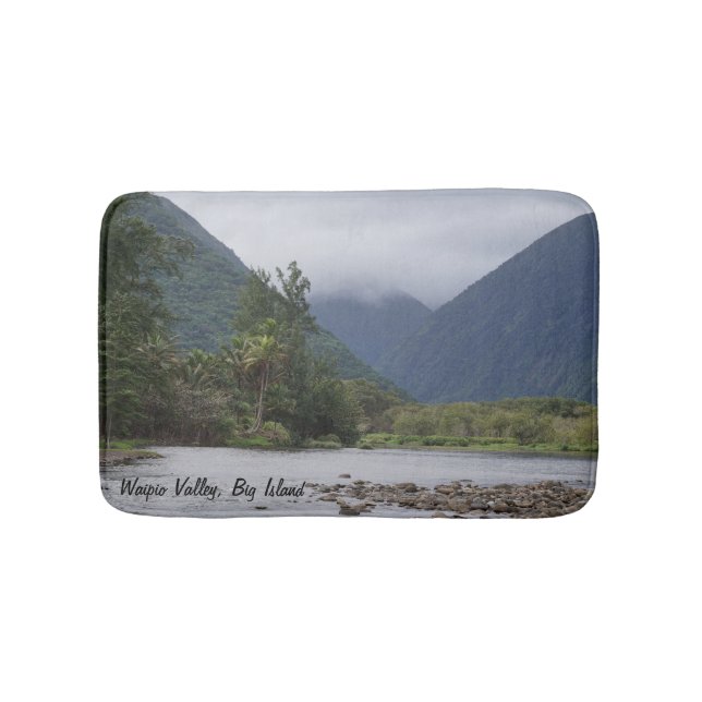 Tapete De Banheiro Vale bonito de Waipio (frente)