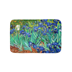 Tapete De Banheiro Van Gogh Irises (F608) Vintage Fine Art