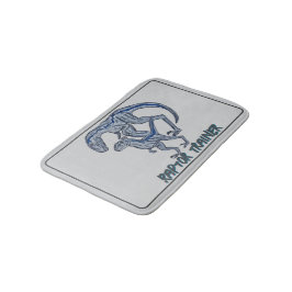 Tapete De Banheiro Velociraptor Raptor Dinossauro Treinador Bath Mat