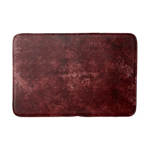 Tapete De Banheiro Velvety Henna Damask Grunge vermelhos