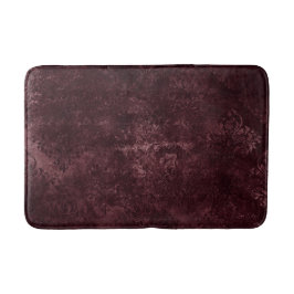 Tapete De Banheiro Velvety Wine Damask | Bordeaux Sangria Grunge Glam