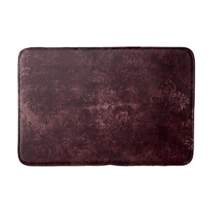 Tapete De Banheiro Velvety Wine Damask Bordeaux Sangria Grunge Glam