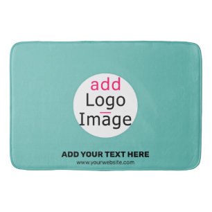 Tapete De Banheiro Verde de Casa Fresca Personalizável para Promoção