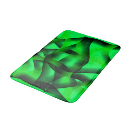 Tapete De Banheiro Verde limão e ondulação negra, com sombra?