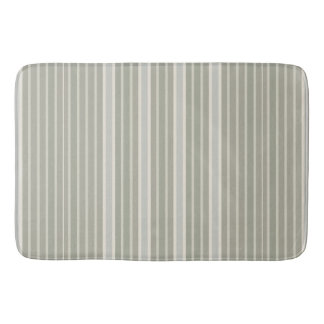 Tapete De Banheiro Verde Salvia Azul Empoeirado Cinza Taupe Listra Fa