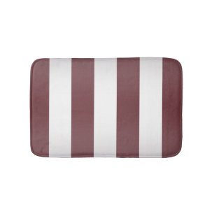 Tapete De Banheiro Vermelho Cinzento Branco Vermelho listrado