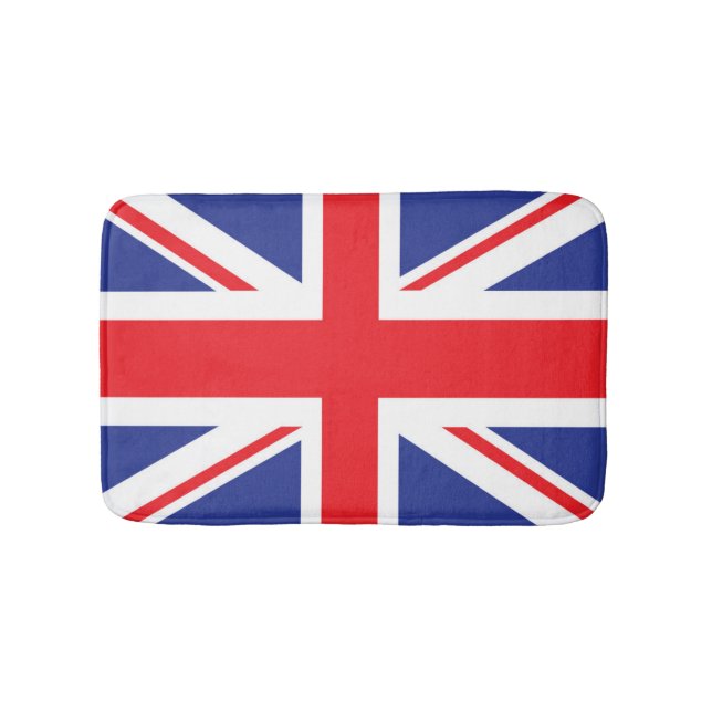 Tapete De Banheiro Versão ilustrada da bandeira britânica (frente)