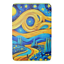 Vibrant Starry Trabalho de arte