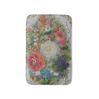 Tapete De Banheiro Victorian Era Valentine's Card, Floral Bouquet
