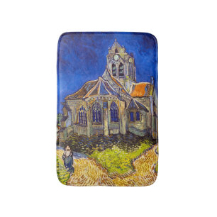 Tapete De Banheiro Vincent van Gogh - A Igreja em Auvers