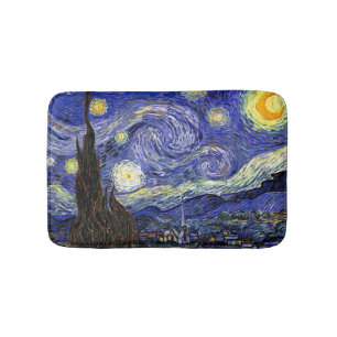 Tapete De Banheiro Vincent Van Gogh - A Noite Estrelada Arte Fina