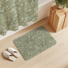 Tapete De Banheiro Vincent Van Gogh Almond Blossom on Sage Green