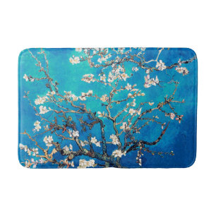 Tapete De Banheiro Vincent Van Gogh Almond Blossoms Bright Turquoise