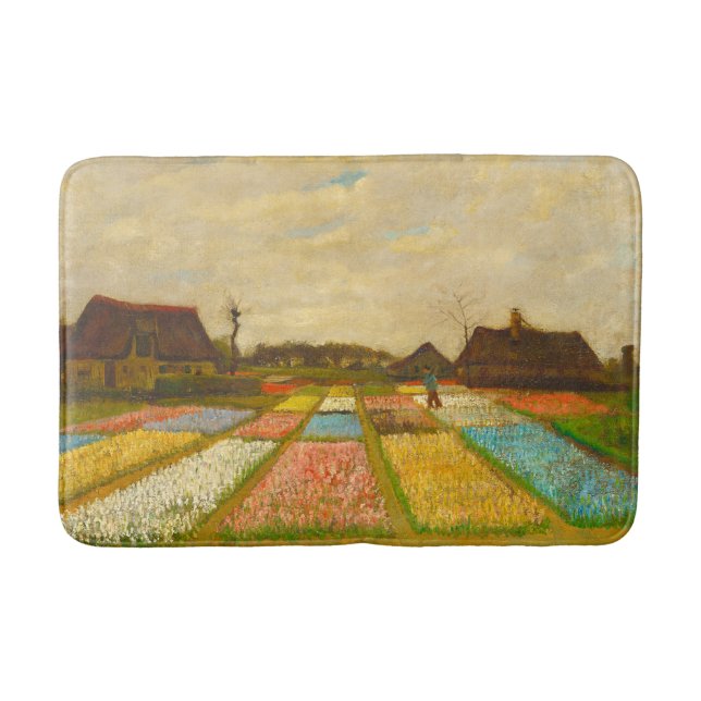 Tapete De Banheiro Vincent van Gogh Flower Beds na Holanda (Frente)