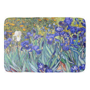Tapete De Banheiro Vincent Van Gogh Irises Floral Vintage Fine Art