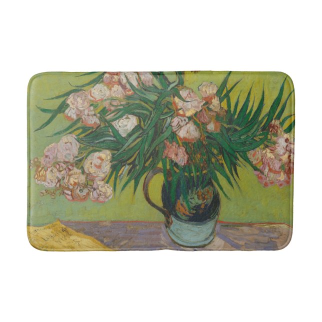 Tapete De Banheiro Vincent Van Gogh Oleander pintura em flor (Frente)