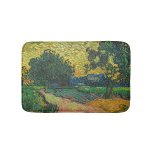 Tapete De Banheiro Vincent van Gogh - Paisagem em Twilight