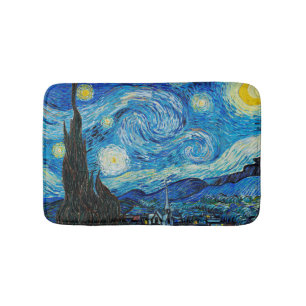Tapete De Banheiro Vincent van Gogh, Starry Night