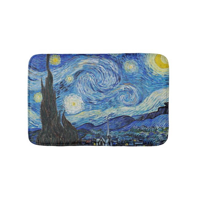 Tapete De Banheiro Vincent van Gogh, Starry Night (frente)