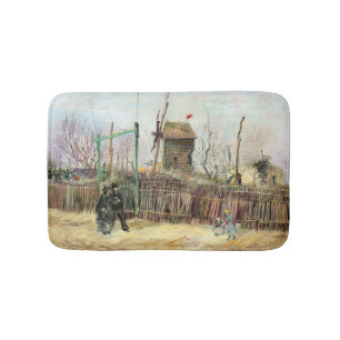 Tapete De Banheiro Vincent van Gogh - Street Scene em Montmartre
