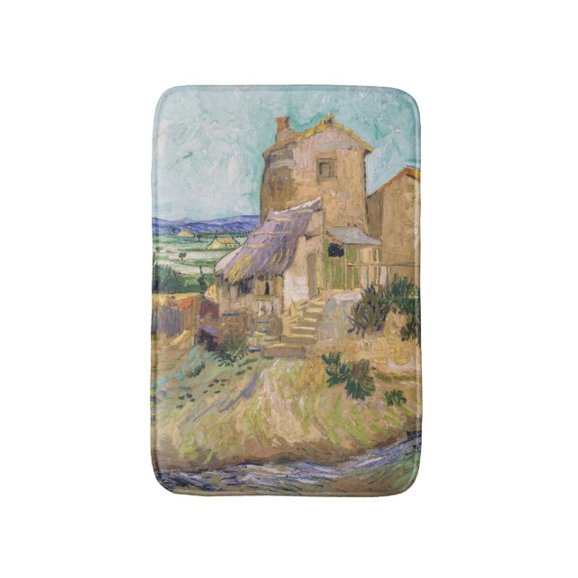 Tapete De Banheiro Vincent van Gogh - The Old Mill (Frente Vertical)