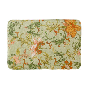 Tapete De Banheiro Vintage Chinese Ornament Jones Flowers