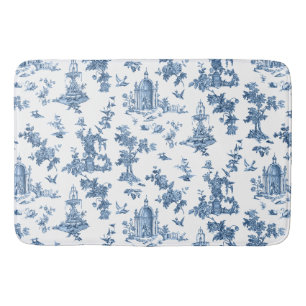 Tapete De Banheiro Vintage - Fontes Fantásticas e Árvores Toile-Blue