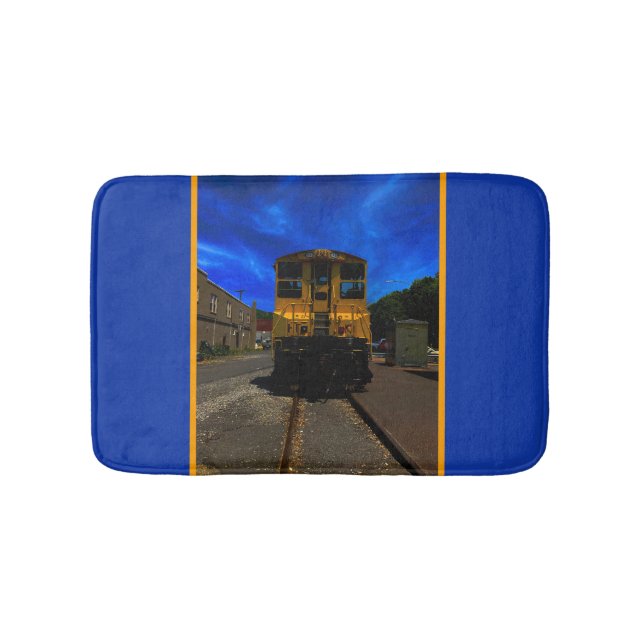 Tapete De Banheiro Vintage Train (frente)
