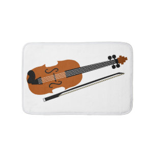 Tapete De Banheiro Violino