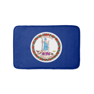 Tapete De Banheiro Virginia State Flag Design