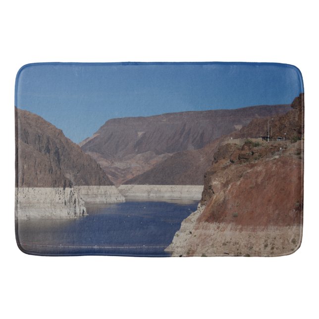 Tapete De Banheiro Vista da barragem Hoover 2016. (Frente)