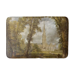 Tapete De Banheiro Vista da Catedral de Salisbury (Marco Inglês)