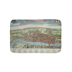 Tapete De Banheiro Vista de Londres, c.1560
