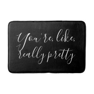 Tapete De Banheiro Você é como um preto e branco moderno