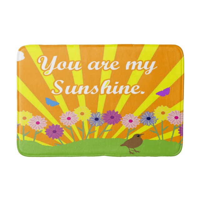 Tapete De Banheiro Você É Meu Sol Cute (Frente)