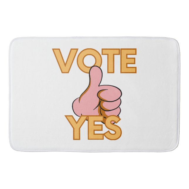 Tapete De Banheiro Votar sim (Frente)